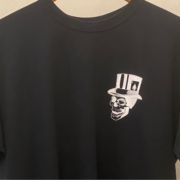 Nothing Skateboards T Shirt Skull With Hat Ace Anti-Everything Mens Tee Sz XL - Picture 4 of 7